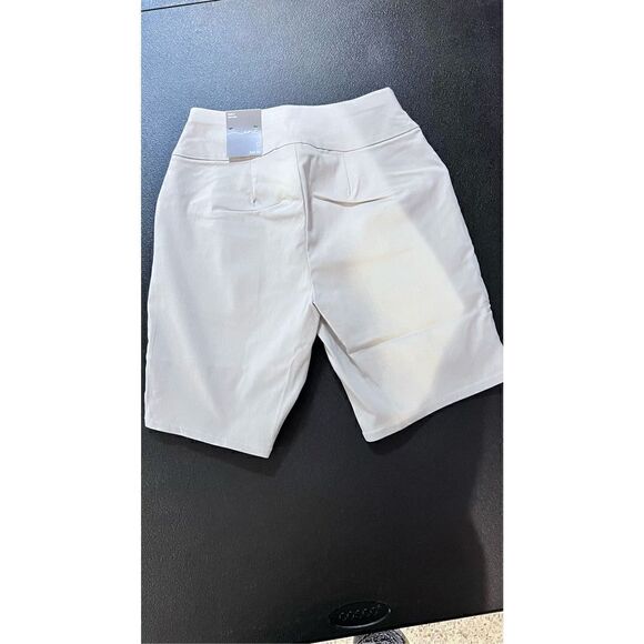 INC Women's Curvy Mid-Rise Pull-on Bermuda Shorts Toadstool Size 0 NWT P1-34 - Picture 9 of 11